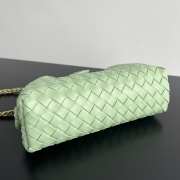 Uubags | Bottega Veneta Teen Lauren 1980 Bag With Chain In Fresh Mint 31.5x16.5x11cm - 2