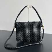 Uubags | Bottega Veneta Swing Top handle bag In Black 25x19x6cm - 6