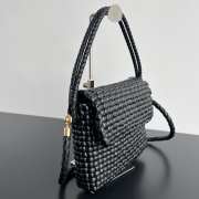 Uubags | Bottega Veneta Swing Top handle bag In Black 25x19x6cm - 3