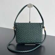 Uubags | Bottega Veneta Swing Top handle bag In Green 25x19x6cm - 4