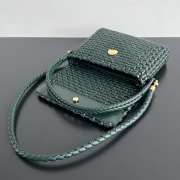 Uubags | Bottega Veneta Swing Top handle bag In Green 25x19x6cm - 2