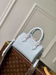 Uubags | Louis Vuitton M24604 Speedy 18 Bandoulière In Blue 18x12.5x11cm - 2