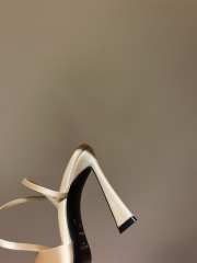 Uubags | YSL Corinne sandals in nude satin crepe 11cm - 5