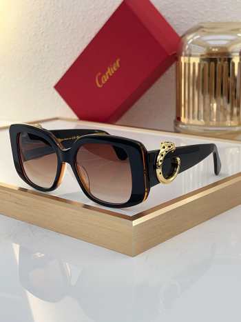 Uubags | Panthère de Cartier sunglasses in black 54-18-140mm