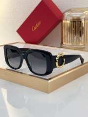 Uubags | Panthère de Cartier sunglasses in black 54-18-140mm - 5