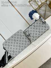 Uubags | Louis Vuitton M46603 Trio Messenger Bag In Anthracite Gray 25x18.5x7cm - 4