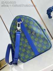 Uubags | Louis Vuitton N41418 Customizable Keepall Bandoulière 45 Bag In Green/Blue 45x27x20cm - 6