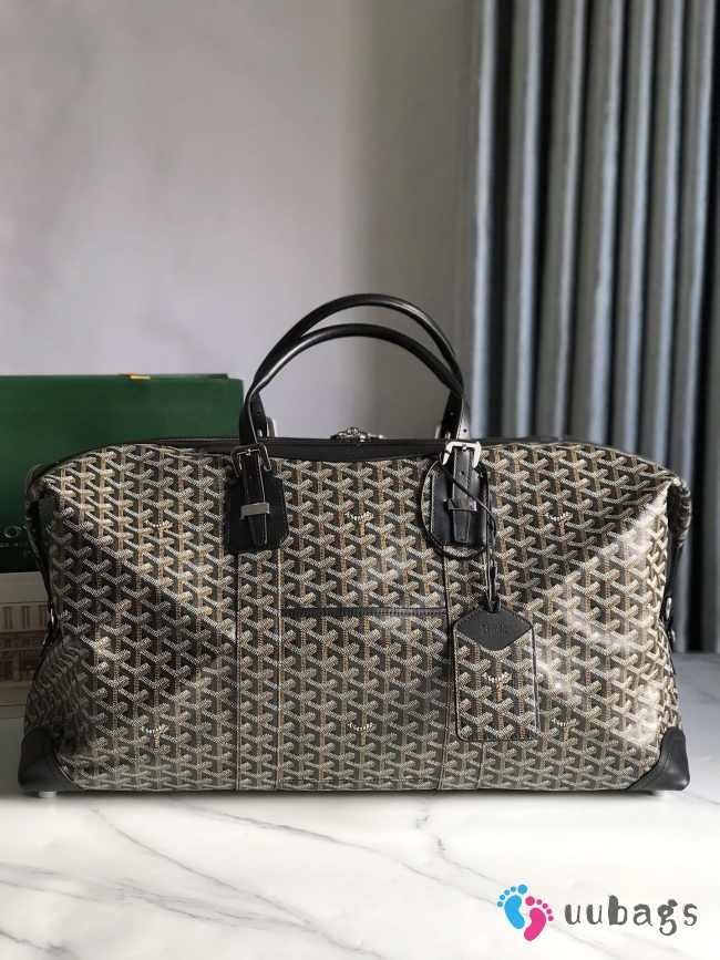 Uubags | Goyard large bowling in black 55x32x22cm - 1