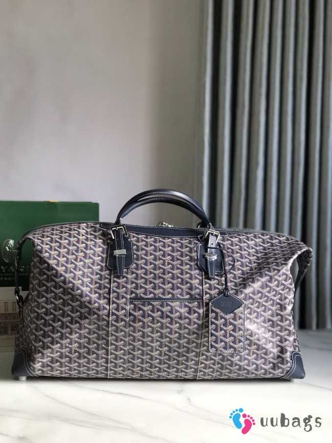 Uubags | Goyard large bowling in blue 55x32x22cm - 1