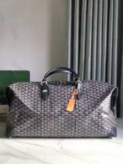 Uubags | Goyard large bowling in blue 55x32x22cm - 3