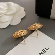 Uubags | Chanel Black Gold Lava Earrings - 2