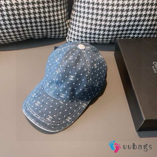 Uubags | Chanel denim hat 02 - 1