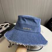 Uubags | Jacquemus Le bob Artichaut Frayed expedition hat in blue  - 1