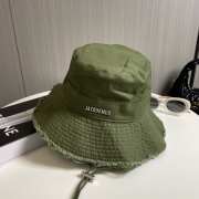 Uubags | Jacquemus Le bob Artichaut Frayed expedition hat in green - 4