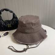 Uubags | Jacquemus Le bob Artichaut Frayed expedition hat in pale mauve  - 5