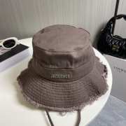 Uubags | Jacquemus Le bob Artichaut Frayed expedition hat in pale mauve  - 4