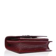 Uubags | YSL Sunset Monogram 4853 bag in dark red 22x16x8cm - 5