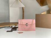 Uubags | Bvlgari Serpenti Forever Bag In Light Pink 27.5x17.5x7.5cm - 1