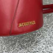 Uubags | Jacquemus Mini Knotted Bucket Bag In Red 19x24.5x38cm - 6