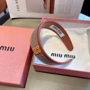 Uubags | Miu Miu brown headband  - 1