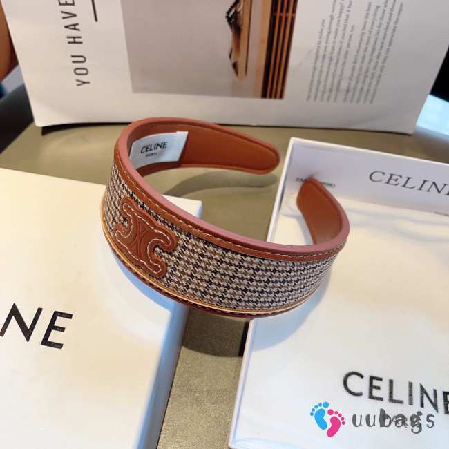 Uubags | Celine brown headband - 1