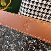 Uubags | Goyard Matignon GM wallet in black/tan 20x2.3x11cm - 4