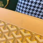 Uubags | Goyard Matignon GM wallet in yellow 20x2.3x11cm - 6