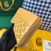 Uubags | Goyard Matignon GM wallet in yellow 20x2.3x11cm - 5