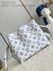 Uubags | Louis Vuitton M11736 Bella Bag In White/Blue 19x22x14cm - 3