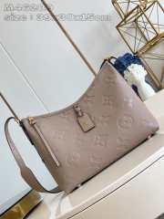 Uubags | Louis Vuitton M46669 CarryAll MM bag in taupe 39x30x15cm - 1