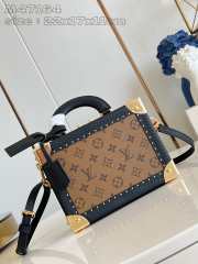 Uubags | Louis Vuitton M47164 Monogram Reverse Canvas Petite Suitcase Box Bag 22.5x17.5x11cm - 1