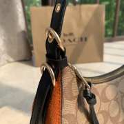 Uubags | Coach Kleo Hobo Signature Canvas Bag in Khaki Multi 21x18x8cm - 6