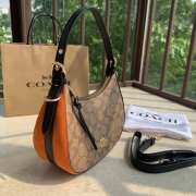 Uubags | Coach Kleo Hobo Signature Canvas Bag in Khaki Multi 21x18x8cm - 2