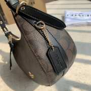 Uubags | Coach Kleo Hobo Signature Canvas Bag in Black 21x18x8cm - 4