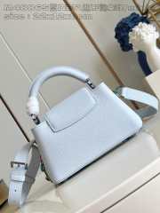 Uubags | Louis Vuitton M11422 Release Capucines Mini East-West Bag In Blue bleach 22x12x8cm - 4