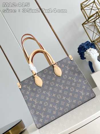 Uubags | Louis Vuitton M12465 OnTheGo PM Bag In Trianon Gray 35x27x14cm