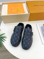 Uubags | Louis Vuitton Cozy Flat Comfort Clog Sandals Material Monogram Canvas In Black - 1