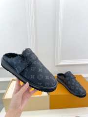 Uubags | Louis Vuitton Cozy Flat Comfort Clog Sandals Material Monogram Canvas In Black - 6