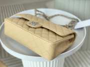 Uubags | Chanel Classic Flap Bag Caviar In Beige With Silver Hardware 25cm - 5