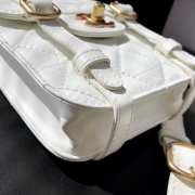 Uubags | Chanel AS2695 Mini Flap Bag Calfskin White 17x14x7cm - 3