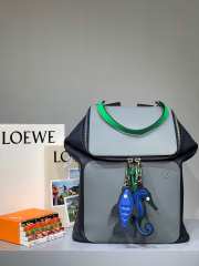 Uubags | Loewe Goya backpack black/grey 34x38x15cm - 1