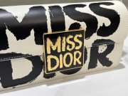 Uubags | Miss Dior Flap Bag White and Black Miss Dior Graffiti Printed Calfskin 22x11x6cm - 2