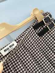 Uubags | Miu Miu Gingham check miniskirt - 2