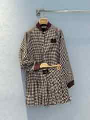 Uubags | Miu Miu Gingham check set jacket + skirt - 1