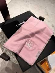 Uubags | Chanel Stole Cashmere Pink 90x200cm - 1