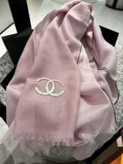 Uubags | Chanel Stole Cashmere Pink 90x200cm - 5