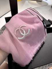 Uubags | Chanel Stole Cashmere Pink 90x200cm - 3