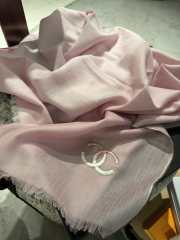 Uubags | Chanel Stole Cashmere Pink 90x200cm - 2