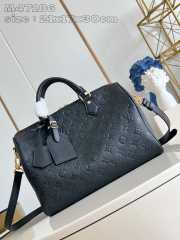 Uubags | Louis Vuitton M47186 Speedy Soft 30 Bag In Black 21x17x30cm - 1