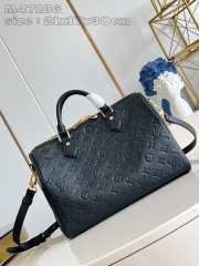 Uubags | Louis Vuitton M47186 Speedy Soft 30 Bag In Black 21x17x30cm - 2